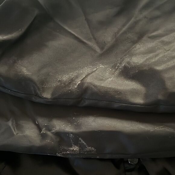 Vintage NFL Pittsburgh Steelers Locker Line Black Satin Bomber Snap Up Jacket- X - Picture 10 of 16